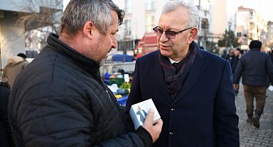 Edirne Keşan Belediyesi, AK Parti ve MHP ile birlikte kandil simidi dağıttı