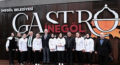 İnegöl'de Başkan Taban geleceğin şefleriyle buluştu