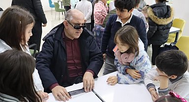 İZGİM'de Braille Alfabesi farkındalığı