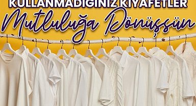 İzmit'te kıyafet bağışı dayanışması