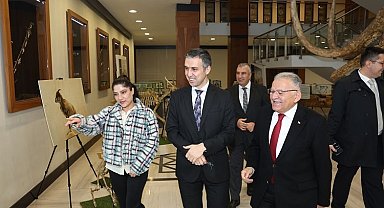 Kayseri Fosil Sergisi'ne ziyaretçi akını