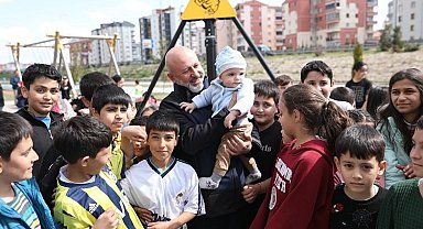 Kayseri Kocasinan'dan çocuklar için toprak çalışması