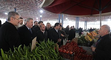Kayseri Melikgazi'de esnafa ziyaret