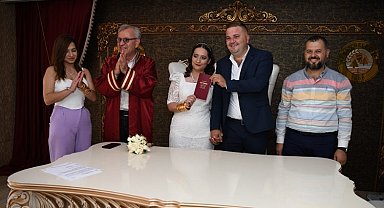 Keşan'da 2023'te 439 çift 'Evet' dedi