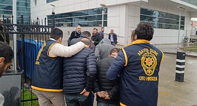 Kombi hırsızlık şüphelileri adliyeye sevk edildi