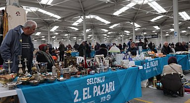 Konya Selçuklu'da 2. El Pazarı'na yoğun ilgi