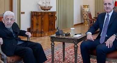 Kurtulmuş, Recai Kutan'ı TBMM'de ağırladı