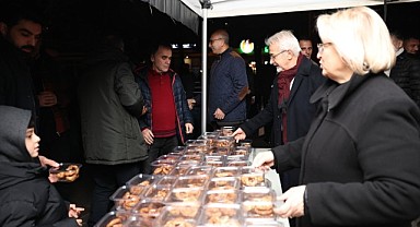 Nilüfer Belediyesi’nden kandil simidi ikramı