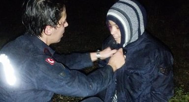Söğüt'te ormanlık alanda kaybolan genci Jandarma buldu