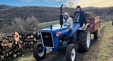 Yenişehir'in orman köylerinde kışa hazırlık telaşı