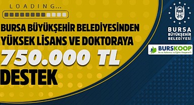 Yüksek lisans ve doktoraya 750 bin TL’lik destek