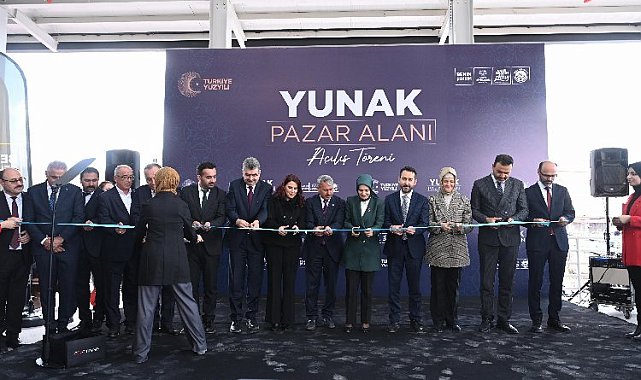 Bakan Göktaş Yunak'ta kapalı pazar yeri açılışını gerçekleştirdi
