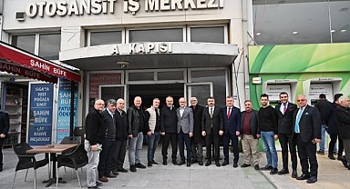 Başkan Aktaş, Otosansit esnafını dinledi