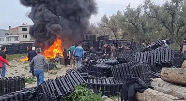 Bursa'da korkutan yangın!