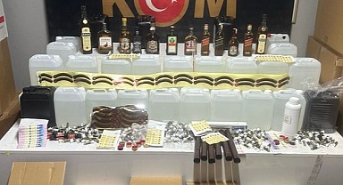 Bursa'da sahte içki operasyonu