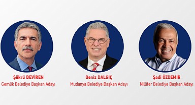 Bursa Nilüfer Belediye Başkan adayı Şadi Özdemir oldu !