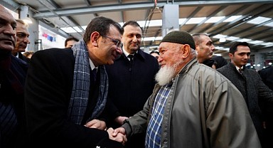 İmamoğlu ve Kılıç'tan pazar ziyareti