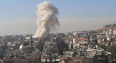 İsrail Suriye'nin başkenti Şam'a saldırdı