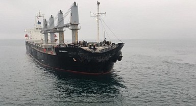 Marmara Denizi'nde gemi battı !