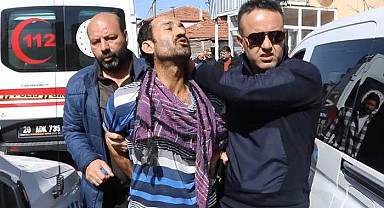 Tartıştığı eşinin boğazını kesti !