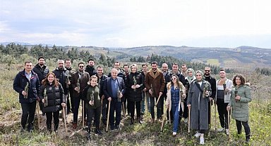 40 bini Bursa'da 100 bin fidanlı orman yeşertiliyor