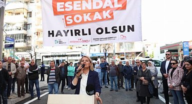 7 günde tamamlanan Esendal Sokağı hizmete açıldı