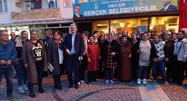 AK Parti Enez İlçe Seçim Bürosu açıldı