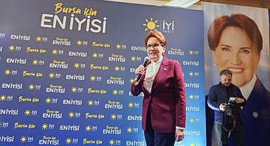 Akşener Bursa'da iftar programına katıldı