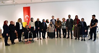 ALBAM sakinlerinden Yaşlılar Haftası sergisi