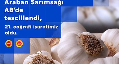 Araban Sarımsağı 21. coğrafi işaret oldu