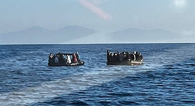 Aydın, İzmir ve Muğla'da 74 düzensiz göçmen kurtarıldı