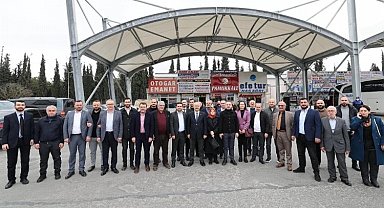 Başkan Adayı Büyükgöz terminal esnafını ziyaret etti
