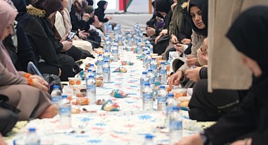 Bursa'da iftardan infaka Gazze programı