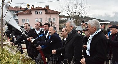 Bursa Keles'te tankerle su taşıma sona erdi