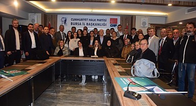 CHP Bursa'ya Gelecek Partisinden katılan 750 yeni üye için tören