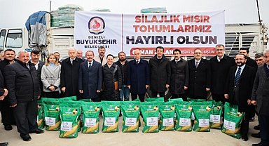 Çiftçilere mısır tohumu desteği