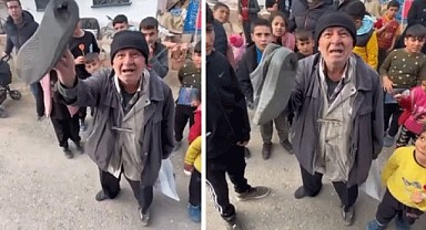 Delik ayakkabısını gösteren emekli vatandaş dert yandı!