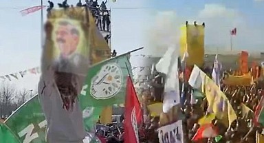 DEM Parti'nin Yenikapı'daki Nevruz etkinliğinde skandal görüntü!