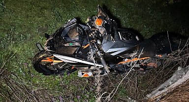 Düzce'de motosiklet kazası :1 yaralı