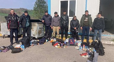 Edirne'de 8 kaçak göçmen yakalandı