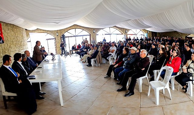 Fethiye'de Başkan Saatcı'ya partilerüstü ilgi