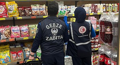 Gebze'de fiyat etiketleri denetlendi