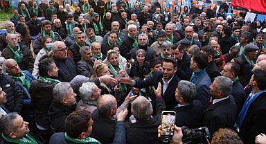 Gökhan Dinçer'in seçim ofisine miting gibi açılış
