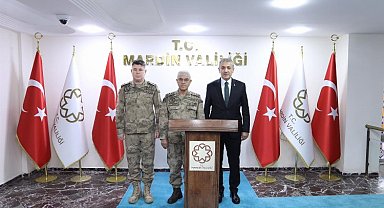 Jandarma Genel Komutanı Orgeneral Arif Çetin Mardin'de