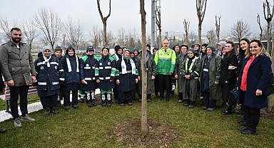 Kadınlar Günü’nde erguvan fidanları toprakla buluştu