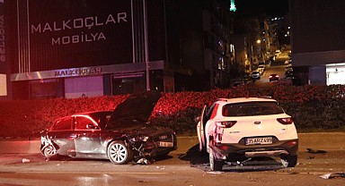 Kaza tutanağı hazırlanırken feci kaza!