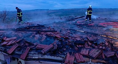 Keşan'da yangın