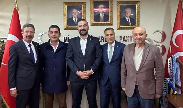 MHP Keşan'dan İl Başkanı Emre Tokluoğlu'na ziyaret