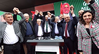 Şadi Özdemir’in Seçim Koordinasyon Merkezi’ne görkemli açılış