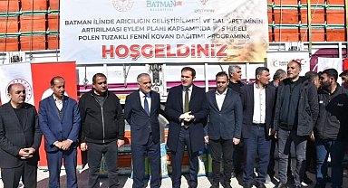 Sason'da 306 üreticiye fenni kovan dağıtıldı